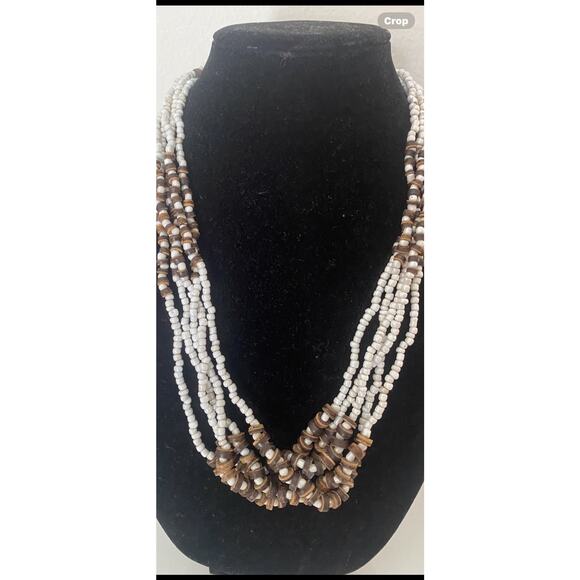 Multi Strand beaded Necklace - Picture 1 of 9